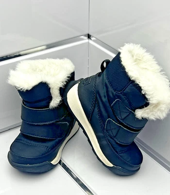 Warm Sorel Childrens/Infants Witney Black Snow Boots UK5 EU23 - Image 1 of 4