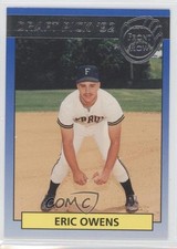 1992 Front Row Draft Picks Silver Eric Owens #88 0l1