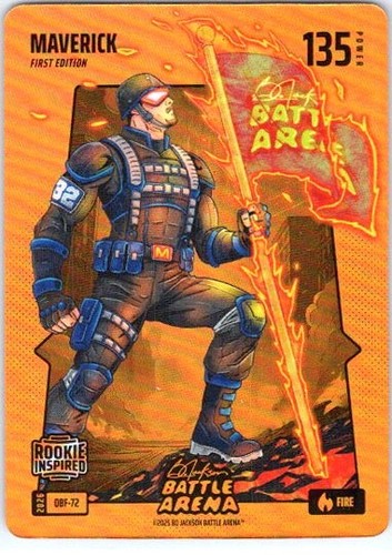 Bo Jackson Battle Arena Maverick Orange Battle Foil Cooper Flagg Rookie Inspired
