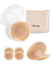Nipple Covers Reusable Breathable Invisible Sticky Bra, Silicone Adhesive Pas...