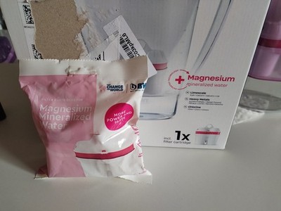 BWT Magnesium Mineralizer Tischwasserfilter-Set mit Filterkanne mit einem Filter