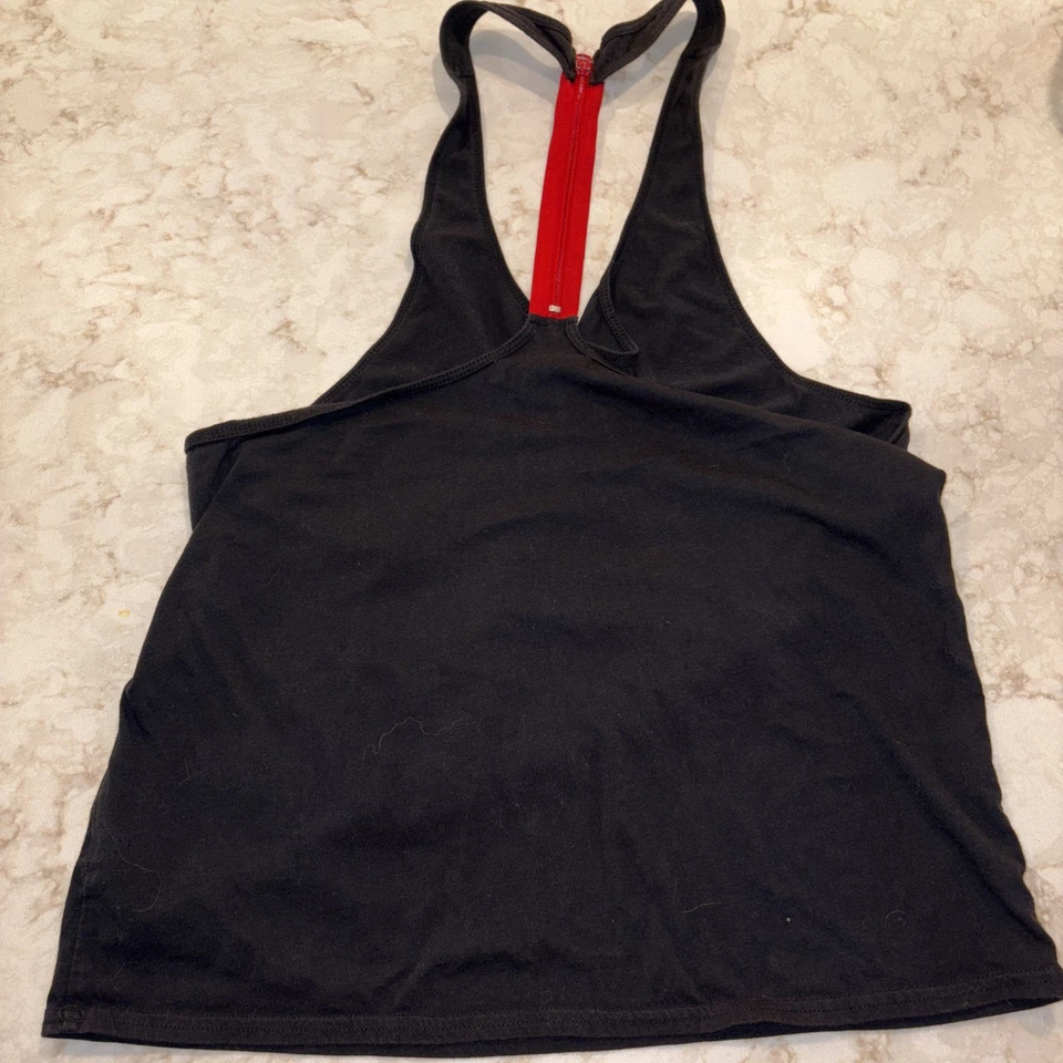 Camiseta sin mangas Metal Mulisha para mujer talla L negra espalda deportiva Tiger Beach Moto Grunge Y2K Foto 2 de 4