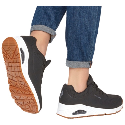 Skechers Damas Uno Stand On Air Entrenadores Espuma con Memoria Confort Plantilla Zapatos - Imagen 7 de 32