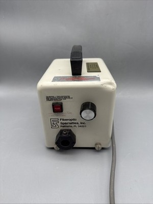 Fiberoptic Specialities LS86 / 110 120 VAC 220 W Fiberoptic Light Source. Tested