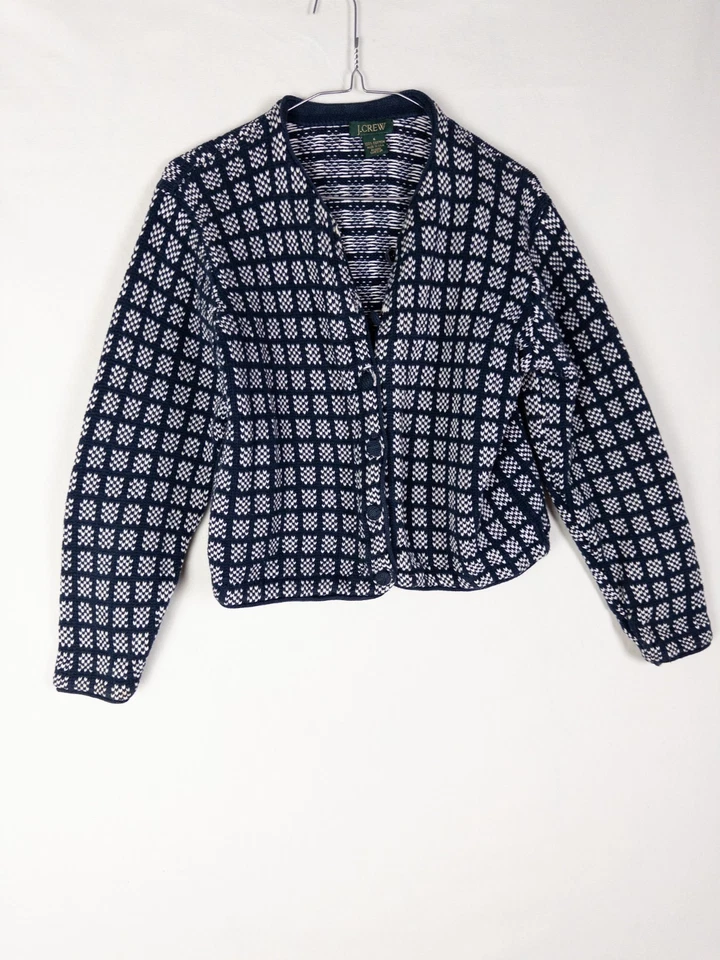 Cárdigan de Colección J Crew para Mujer S Algodón Isla Justa Tejido con Botones Hecho en EE. UU. Algodón Foto 2 de 4