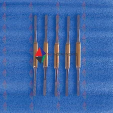 TC Fomon Nasal Rasp Double Ended Set of 5 Pcs Rhinoplasty Instrument