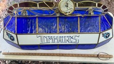 Tennessee Titans Stained Glass Pool Table Bar Light Man Cave