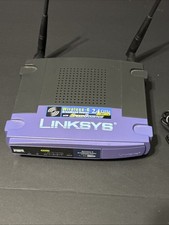LINKSYS WRT54G V8 Wireless-G Broadband Router 2.4 GHz 54 Mbps With Adapter Works