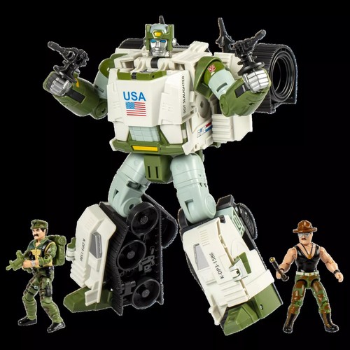Transformers x G.I. Figura de acción Joe Autobot Kup Triple "T" - Imagen 3 de 3