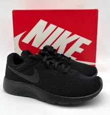 Nike TANJUN PS 818382-001 Unisex Kids' NEW Running Shoe Black US Size 2.5Y NIB