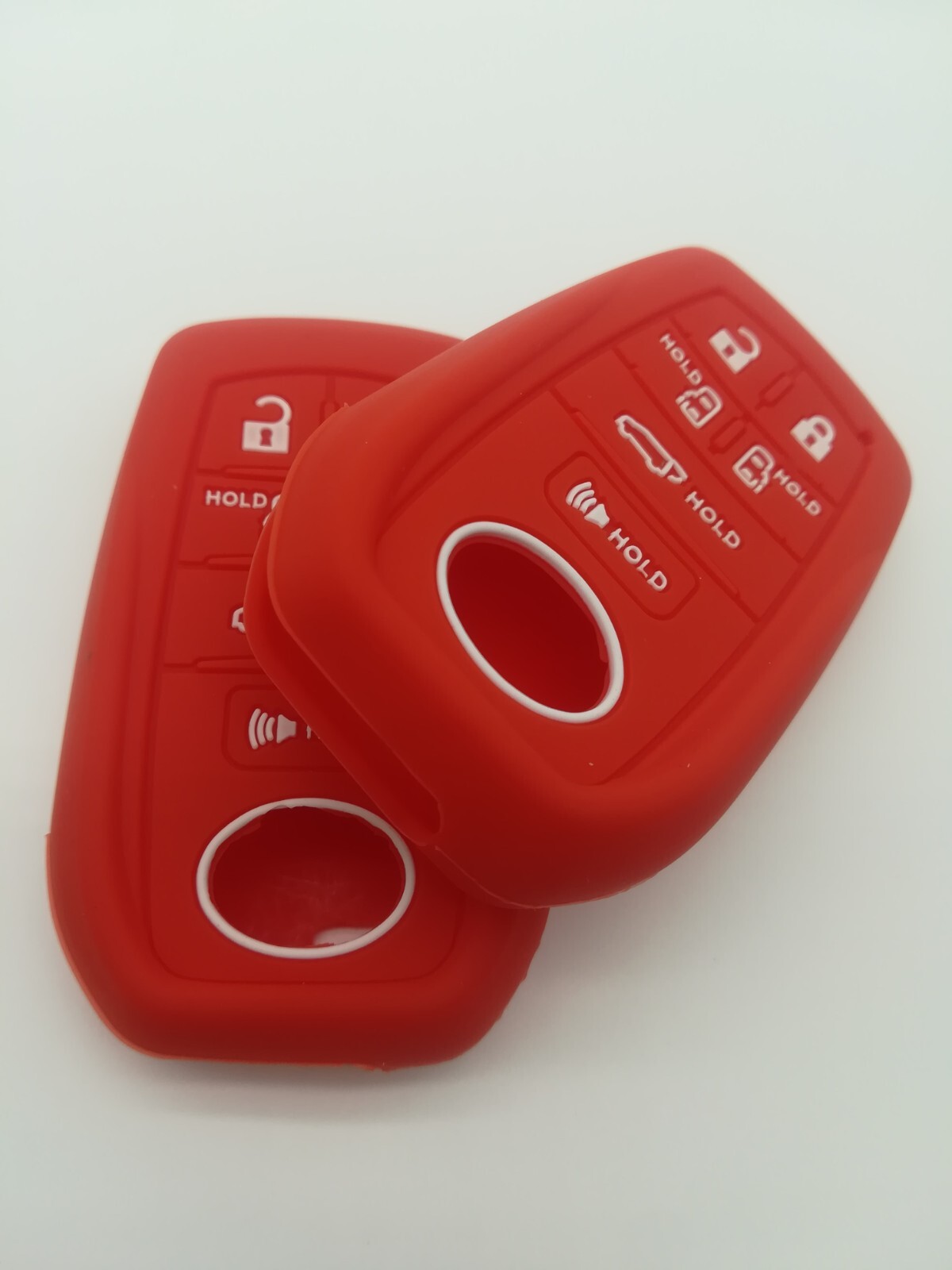 2*silicone Smart Fob Remote Key Case Cover For 20212023 Toyota Sienna