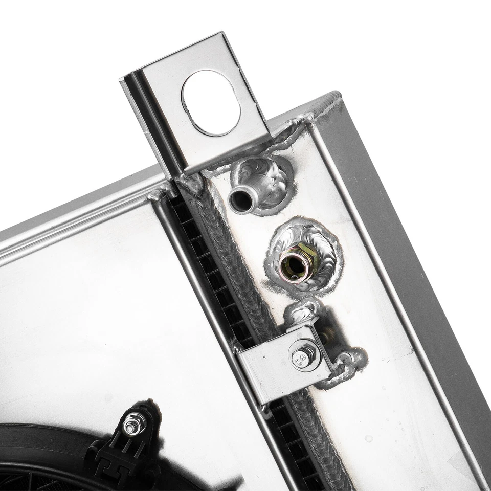 Fit 1999-2013 09 Chevy Silverado 1500 2500/GMC Sierra 3-Row Radiator+Shroud Fan - Изображение 4 из 4