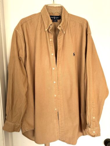 Vintage Ralph Lauren Blaire men's corduroy shirt l