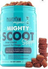 MightyPaw Waggables Mighty Scoot Stopper 120 SOFT Chews 06/2026