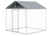 Box per cani gabbia cane da esterno giardino in metallo zincato mt 2x2x2 105ve