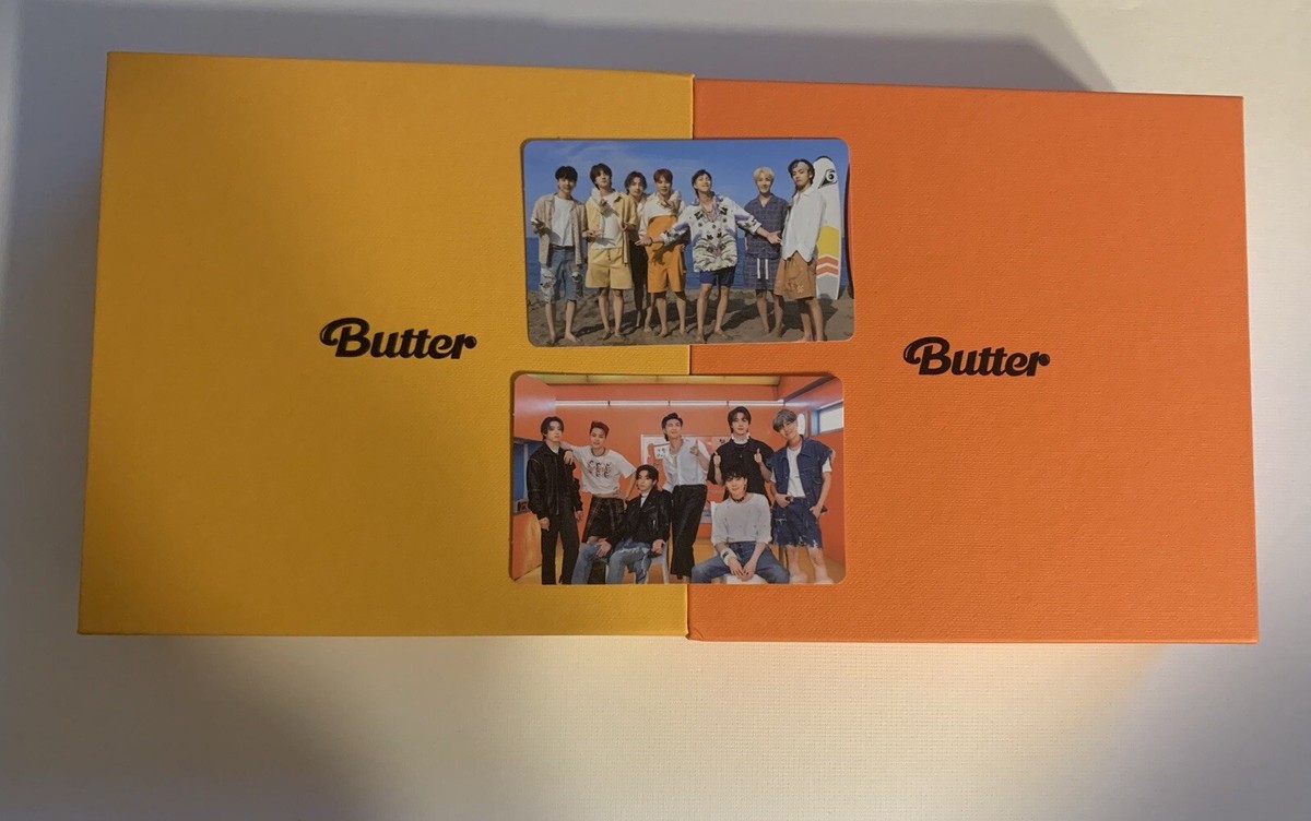 BTS バターアルバム クリームバージョン+ピーチバージョンセット BTS - BTS [ BUTTER ] Album [ CREAM + PEACHES ] 2 VER FULL