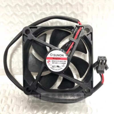 SUNON ME60151V3-000C-A99 6015 DC12V 0.9W 6CM 2-Pin Silent Cooling Fan
