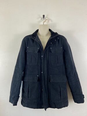Easy Premium Clothing size Medium black zip up Men's cotton jacket