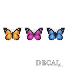 Butterfly Vinyl Decal Sticker Indoor Outdoor 4 Sizes