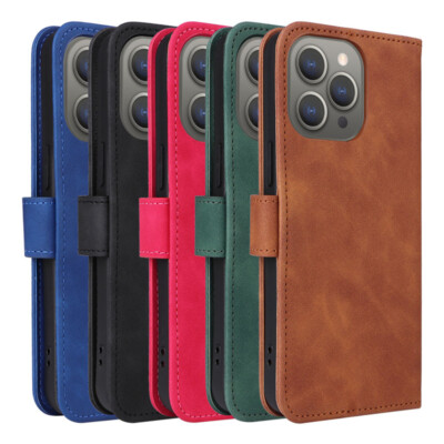  Magnetic PU Leather Wallet  Phone Case Cover For iPhone 15 14 13 12 11 Pro Max 