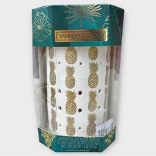 NIB Yankee Candle Luminary Tea Light Holder and Four Tea Light Candles