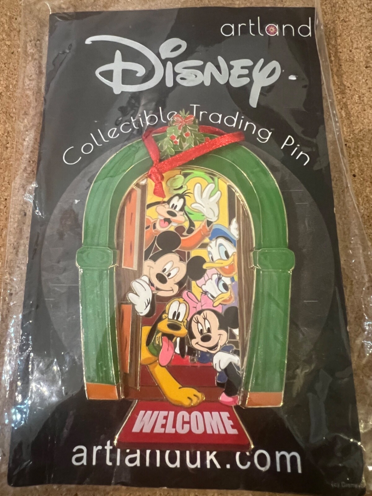 Disney Pin - Artland - Christmas Door Mickey and Gang Artist Proof AP 20