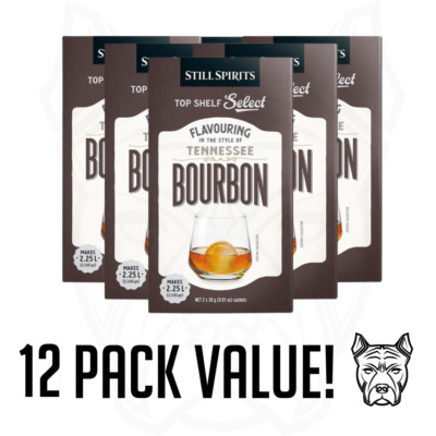 TENNESSEE BOURBON 12x Pack Still Spirits Top Shelf Select Essence FREE SHIPPING!