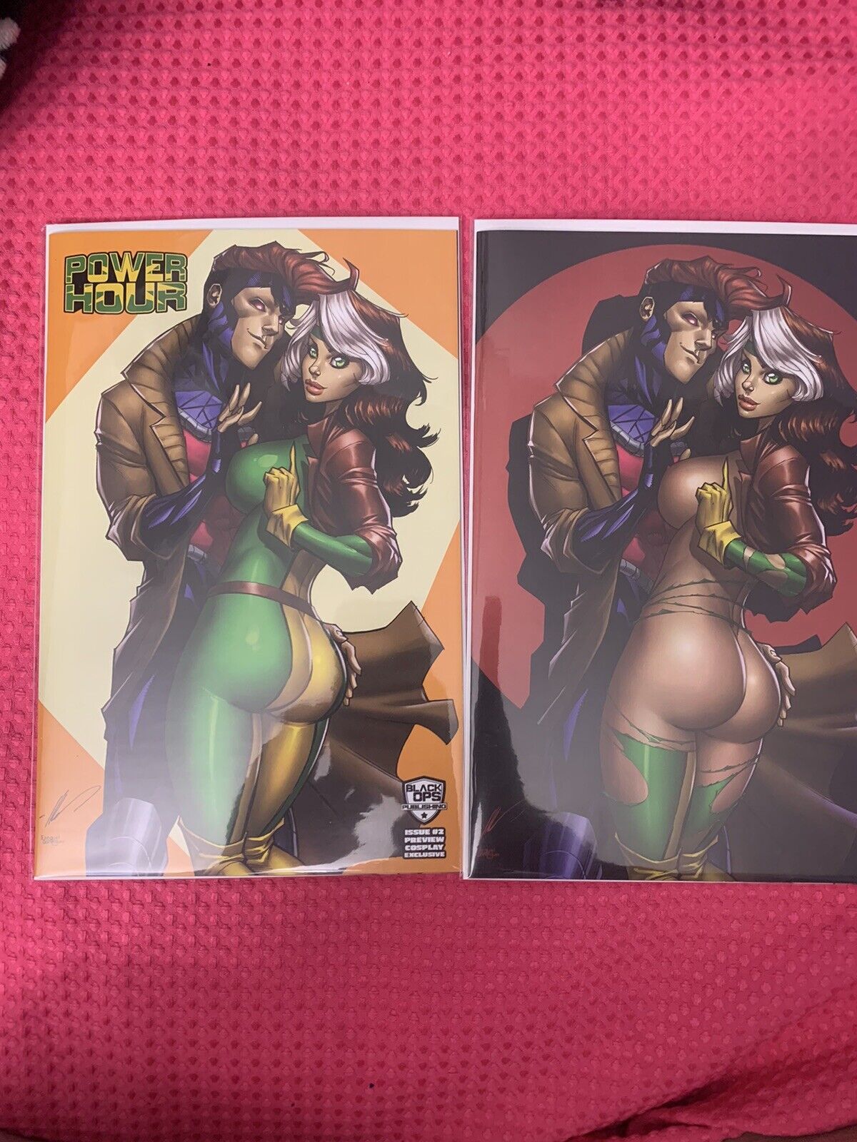 Power Hour Issue 2 Gambit And Rogue Ale Garza Commission Variant Limit 100