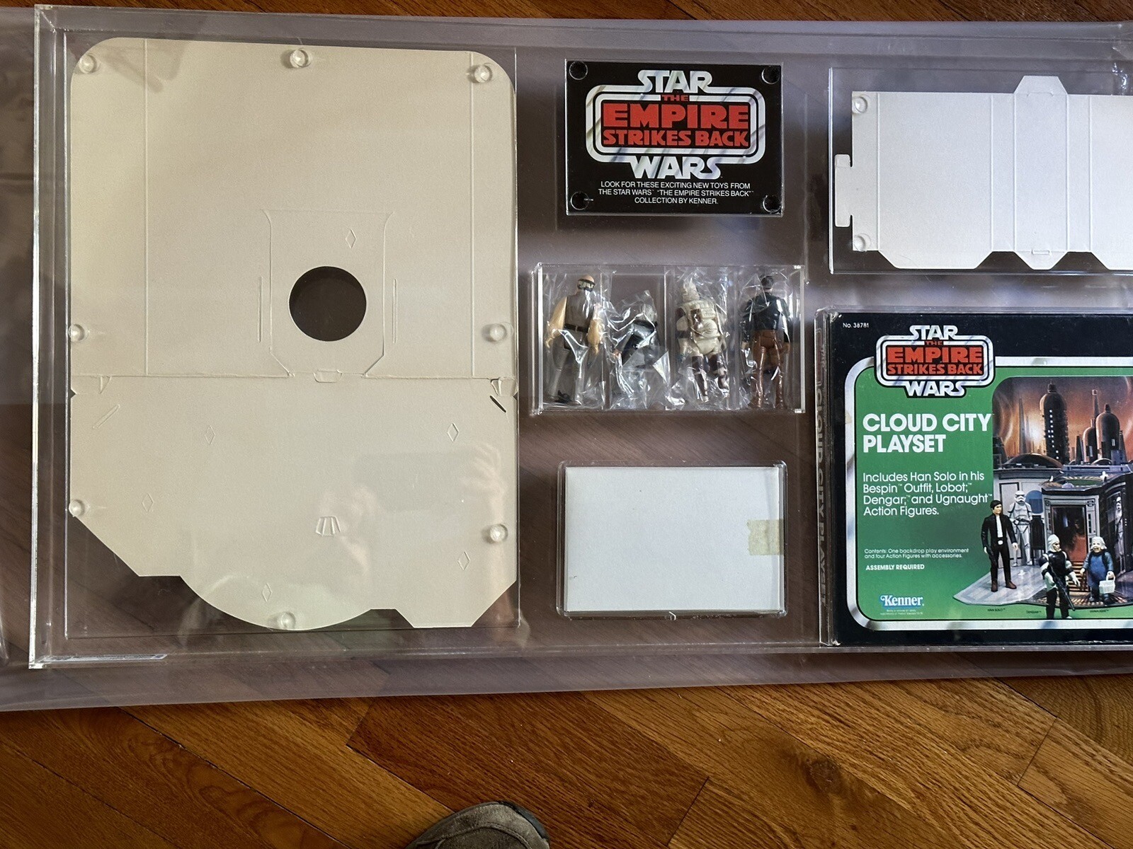 Vintage Star Wars Sears Cloud City Playset CAS Q75+ Custom Display eBay