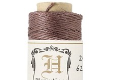 100 Foot Small Spool Dark Brown 0.5mm Diameter 3 Ply Hemp Cord with 10lb Test 