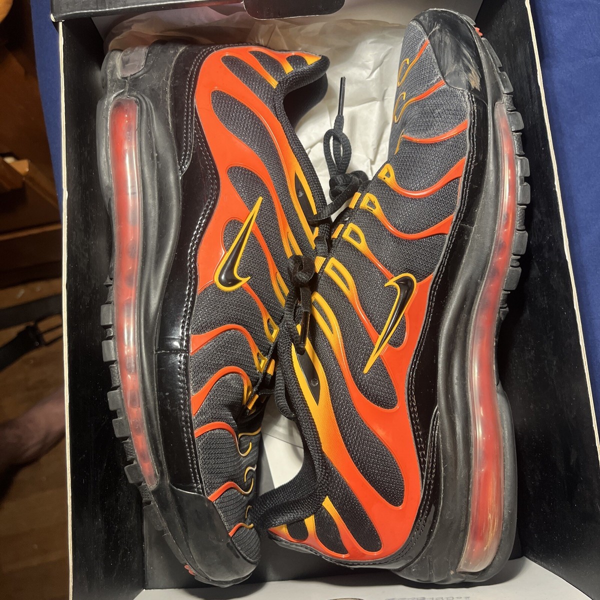 Size 10 - Nike Air Max 97 Plus Shock Orange for sale online