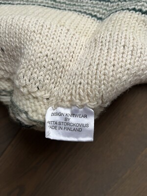 Kids Warm Winter 100% Wool Hat, Scandinavian Nordic Knitwear  display picture 2
