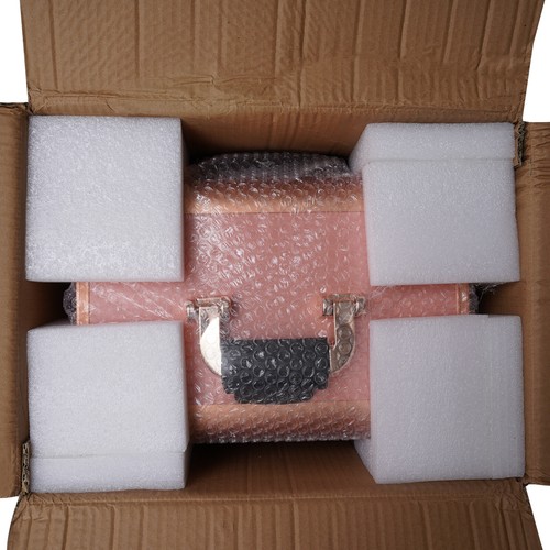 Valigetta treno trucco avvolgibile alluminio trucco cosmetici organizer trolley viaggio NUOVO - Foto 24 di 24