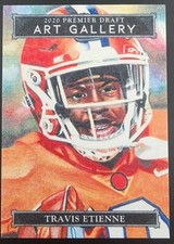 2021 Sage Premier Draft - #AG-24 - Travis Etienne (RC) - Rookie - Art Gallery