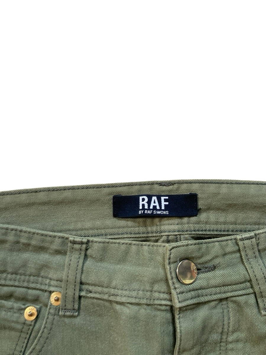 RAF Simons 7-Pocket Jean pants Men's size 30 in Green | eBay