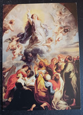 arte postal Asunción de la Virgen María Pedro Pablo Rubens sin publicar