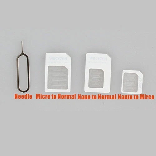 NOOSY 4 in 1 Sim Karten Adapter Micro Mini Nano Standard für alle Handys F4 - Bild 5 von 12