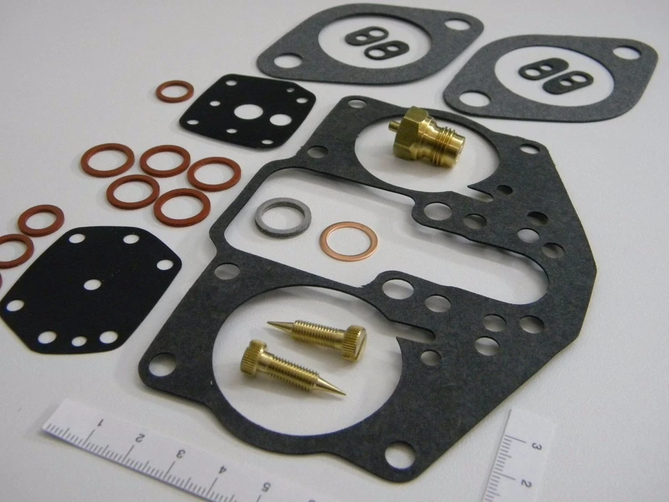 Kit carburador Porsche 356/356A/356B/356C 1950-65, Solex 40PII-4, 616.108.902.03 Foto 4 de 4