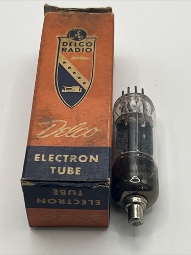Vintage Rare Delco Radio 6V3A Vacuum Tube Made In USA With The Box Electron Tube - Picture 6 of 6