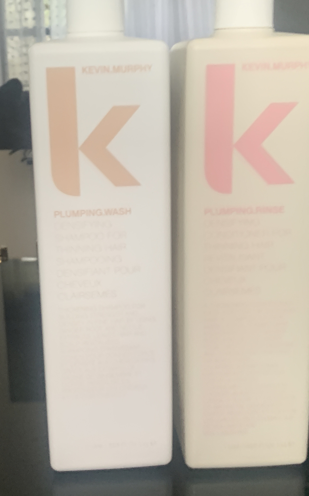 Kevin Murphy Plumping Wash Shampoo & Rinse Cond & 33.6 oz Duo Liter