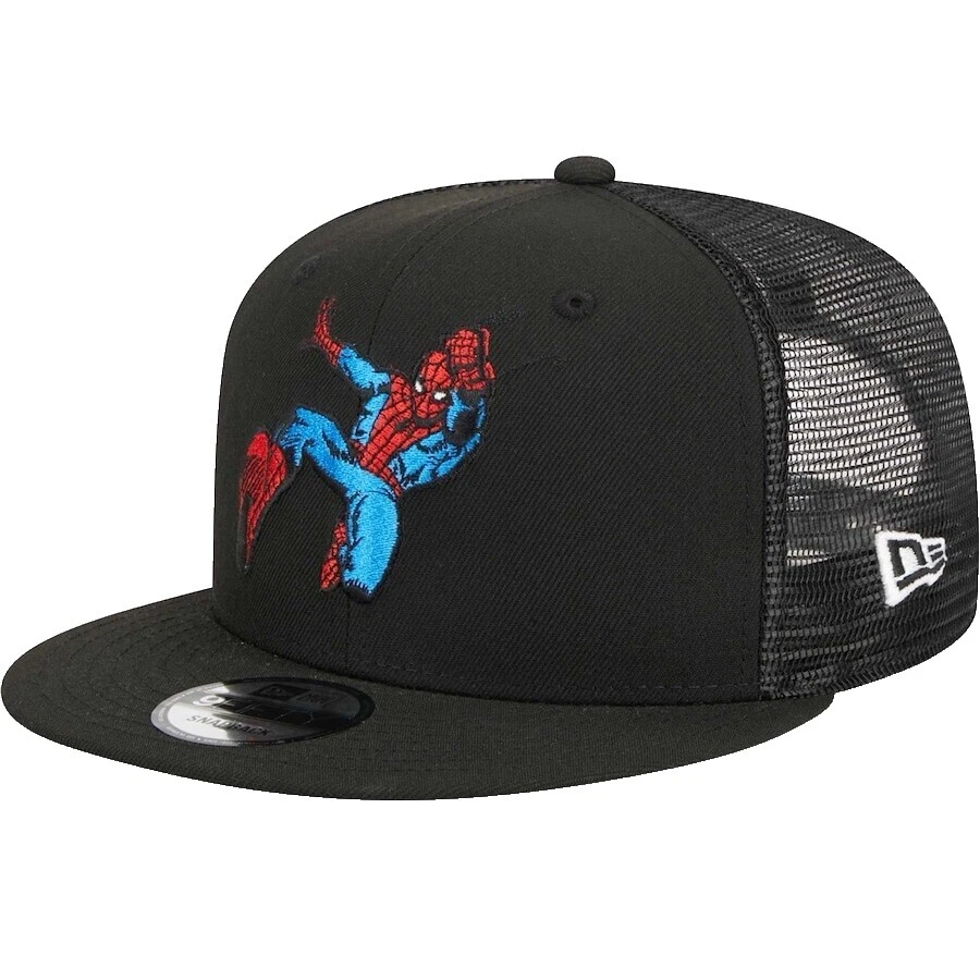 New Era Men's Black Trucker Hats