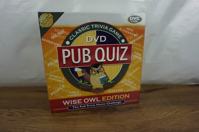 NEW SEALED - Pub Quiz DVD Wise Owl Edition Classic Trivia Game Cheatwell Games