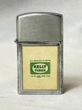 Vtg Warco Lighter KELLY TIRES Advertising Japan