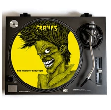 THE CRAMPS Turntable Slipmat for Vinyl Records 12" DJ Slip Mat punk rock vinyls
