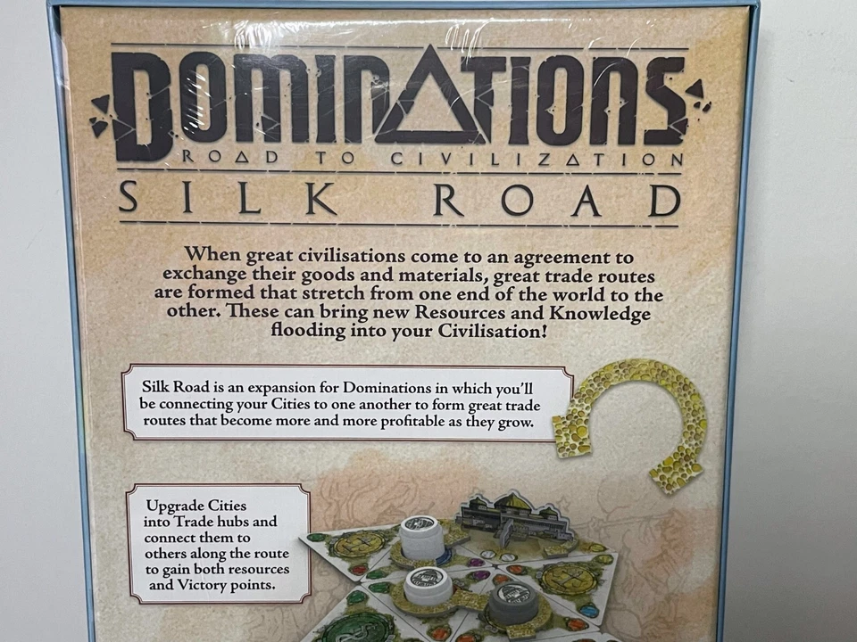 Dominations: Road to Civilization - SILK ROAD EXPANSION - New, Sealed - Image 3 of 4