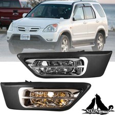 Fog Lights Fits 2002 2003 2004 Honda CR-V CRV Bumper Replacement Lamps w/ Switch
