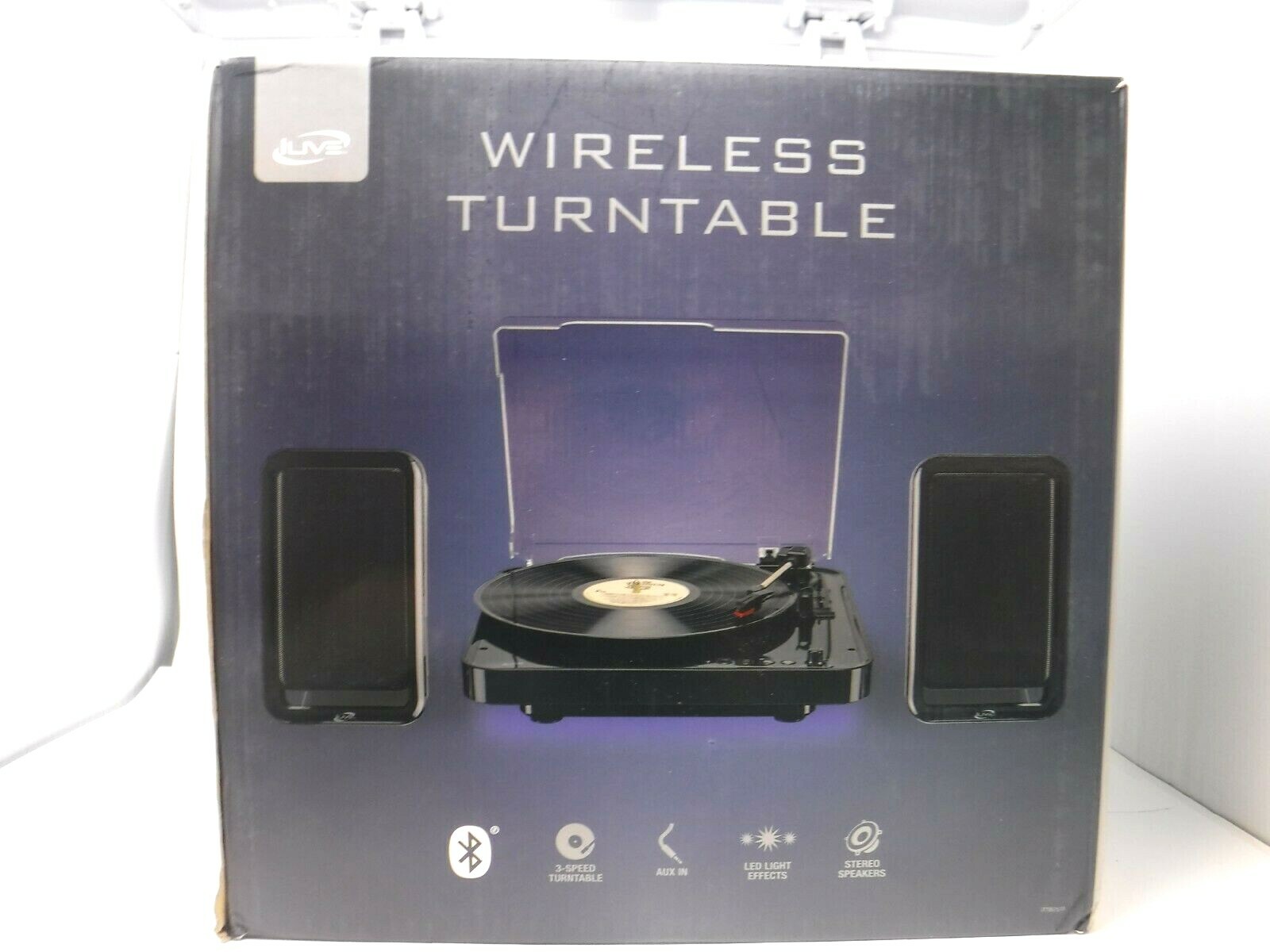 ilive turntable with bluetooth speaker