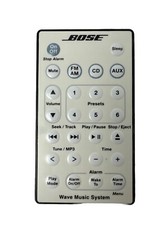 Bose Wave Music System Remote Control AWRCC1 AWRCC2 Radio White Untested AS IS