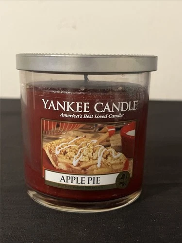 Yankee Candle APPLE PIE 7.07 oz Small Tumbler Jar Candle - Rare Discontinued New - product listing photo