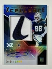 2020 XR Ceedee Lamb 1/1 Nike Swoosh RPA Logo Rookie Excellence Patch Auto Black